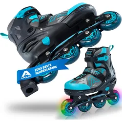 Champion größenverstellbare Inline-Skates für Kinder & Erwachsene mit LED Rollen 31/34