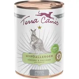 Terra Canis Hypoallergen 400 Gramm Dose Hundenassfutter 6 x 400 Gramm Känguru & Pastinake