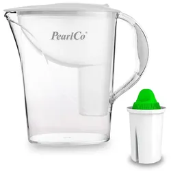 PearlCo Wasserfilter Standard weiß inkl. 1 Alkaline Filterkartusche
