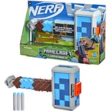 Nerf Minecraft Stormlander 3 NERF ab, enthält 3 Nerf Elite Darts, Spannhebel Mehrfarbig Einheitsgröße