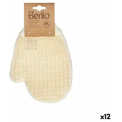 Peeling-Handschuh Berilo B7083-12 Weiß Beige (12 Stück)