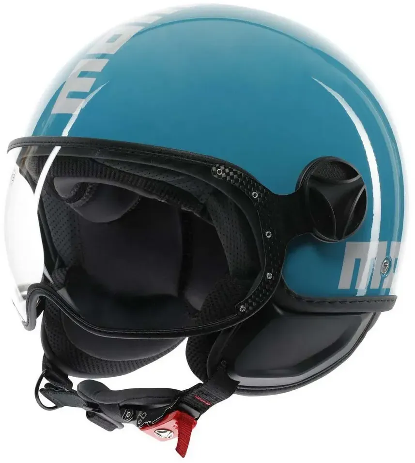 Momo Design Fgtr Classic E2206 Jethelm - Lake Blue / White - XS