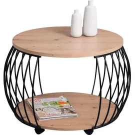 m2 Peking mit Rollen Artisan Eiche 60 x 47 cm