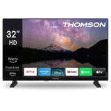 Thomson 32 Zoll (80 cm) HD LED Smart TV mit Fire TV, Alexa Sprachsteuerung, AirPlay, Triple Tuner Bluetooth 5.0, HDMI, AV IN, CI+, 32HF2S34