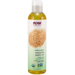 Now Foods Sesame Seed Oil, Organic - Natürliches Samenöl (237 ml)