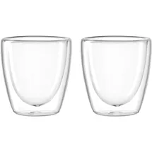 LEONARDO Espressotasse Duo 0,1 l Transparent 2 St.