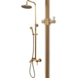 TRIZERATOP Duschsäule, Duschpaneele RETRO BRONZE Duscharmatur