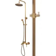 TRIZERATOP Duschsäule, Duschpaneele RETRO BRONZE Duscharmatur