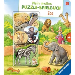 Mein großes Puzzle-Spielbuch: Zoo