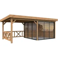 Palmako Gartenhaus Lenna 5,88 x 3,00 m Braun