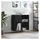 vidaXL Plattenschrank Schwarz 84,5x38x89 cm Holzwerkstoff