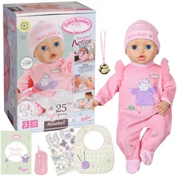 Zapf Creation BABY ANNABELL Puppe Active Annabell 43cm, rosa