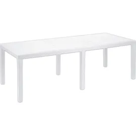 PROGARDEN Ausziehtisch Roma 150 x 90 x 72 cm Weiß