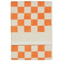 Marc O’Polo Home Handtücher Checker, Frottier (1-St), mit Jacquard-Karomuster orange 50 cm x 100 cm