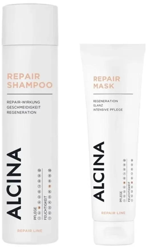 Alcina Repair-Shampoo + Repair-Mask Set* Haarpflegesets 0.4 l Damen