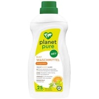 PLANET PURE Bunt Flüssig Waschmittel Orangenblüte 25 Wl 98,4% natürl. Inhaltsstoffe