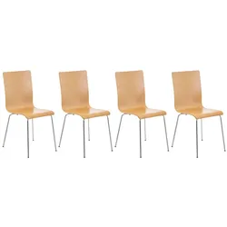 CLP 4er-Set  Wartezimmerstuhl PEPE natura