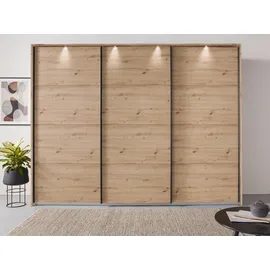 Rauch Schwebetürenschrank OTELI 278 x 233 x 68 cm Beige/Braun