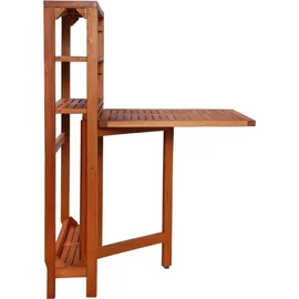 vidaXL Bistroset 3-tlg. braun klappbar