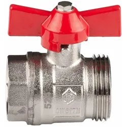 Kugelhahn Abgleich-Anschluss-Set horizontal DN 15