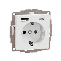 Merten Steckdose mit USB-Anschluss 4042811221003 MERTEN