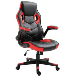 CLP Gaming Bürostuhl Omis Kunstleder schwarz/rot