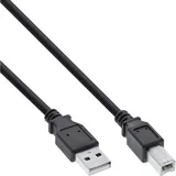 InLine USB-A auf USB-B 5 m Schwarz