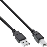 InLine USB-A auf USB-B 5 m Schwarz