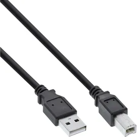 InLine USB-A auf USB-B 5 m Schwarz