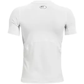 Under Armour HeatGear Short Sleeve Shirt White/Black S