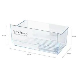 Bosch Serie 4 KSV36VLDP Kühlschrank (346 l, 1860 mm hoch, Inoxlook)
