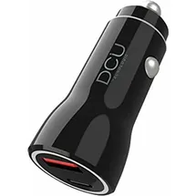 DCU TECNOLOGIC Quick Charge 3.0 USB Car Charger/Usb Type C Pd 18w, Auto Adapter, Schwarz
