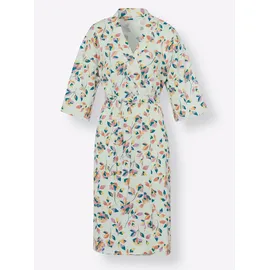 Sieh an! Morgenmantel in zartmint-bedruckt | Gr.: 36/38,