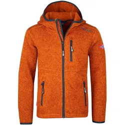 Kinder Fleecejacke Jondalen XT Dunkelblau/Zimt Gr. 140 - 10 Jahre