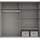 WIMEX Norderstedt 180 x 210 x 64 cm weiß/glas weiß/weiß