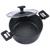 neuetischkultur Marble Black Bratentopf 20 cm rund