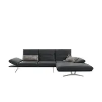 KOINOR Ecksofa Echtleder Francis ¦ grau ¦ Maße (cm): B: 314 H: 93 T: 159.0