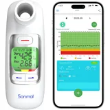 Peak Flow Meter für Erwachsene Kinder Digitales Spirometer für Asthma COPD PEF FEV1 Monitor