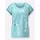 Classic Basics Kurzarmshirt CLASSIC BASICS "Kurzarm-Shirt", Damen, Gr. 56, grün (mint, salbei), 100% Baumwolle, gemustert, mehrfarbig, Rundhals, Shirts