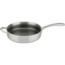 ELO Schmorpfanne Relief Ø 28 cm Edelstahl Silber