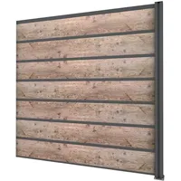 Gutta Sichtschutzelement 194 x 186 cm Anthrazit WPC