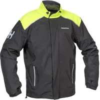 Halvarssons Bofallet Regenjacke - Schwarz/Neon-Gelb - XL