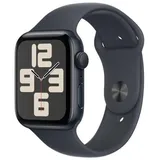 Apple Watch SE 2024 GPS 44 mm Aluminiumgehäuse Mitternacht, Sportarmband Mitternacht S/M
