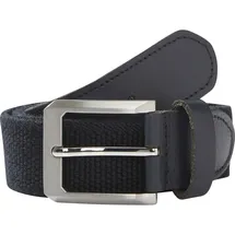 Babista Herren Stretchgürtel Leder/Polyester/Viskose/Elasthan dunkelblau 100