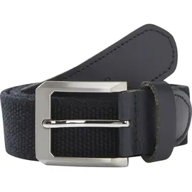 Babista Herren Stretchgürtel Leder/Polyester/Viskose/Elasthan dunkelblau 100
