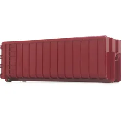 Abrollcontainer 40m3 rot Modell von MarGe Models 1:32