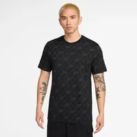 Nike Sportswear All Over Print Seasonal Herren Longsleeve, schwarz