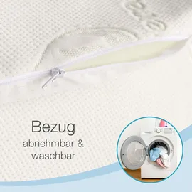 Bestschlaf Aloe-Vera Matratzenbezug 140 x 200 cm weiß