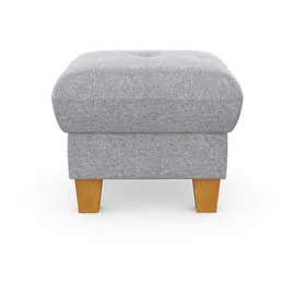 Home Affaire Polsterhocker Lindgren 61 x 46 x 61 cm Silber