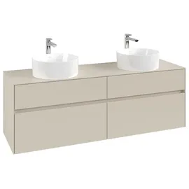 Villeroy & Boch Waschtischunterschrank 4 Auszüge 160 x 54,8 x 50 cm Cashmere Grey